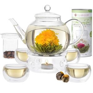Blooming Tea Set, Complete Blooming Tea Gift Set