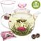 Eternal Love Teapot with Loose Tea Glass Infuser