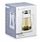 Milano Elegant One-Touch Insulated Glass Tea Steeper