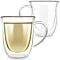 Canterbury Bells® Insulated Glass Teacups