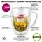 Clear Bliss® Double Wall Glass Tea Cups