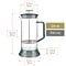 Toulouse Plastic-Free Tea Press - Dusk Grey