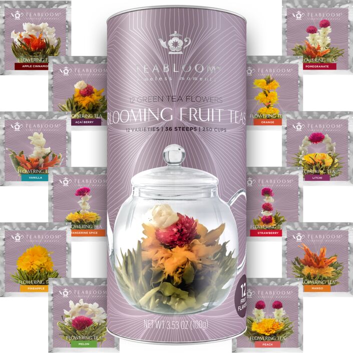 Fruit Variety Blooming Tea Canister