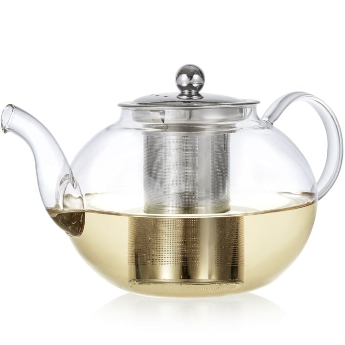 Florence Glass Teapot With Removable Infuser 