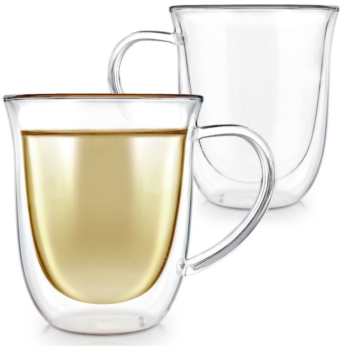 Canterbury Bells® Insulated Glass Teacups