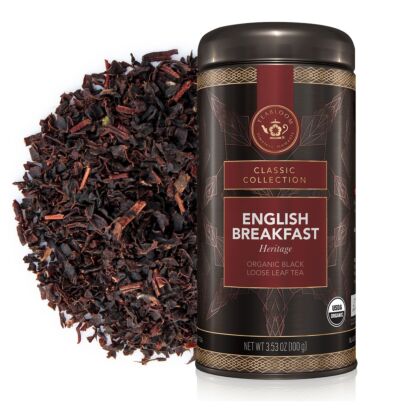 English Breakfast Heritage Loose Leaf Tea Canister