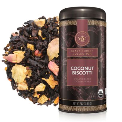 Coconut Biscotti Loose Leaf Tea Canister