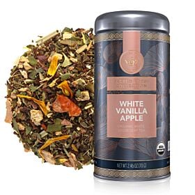 White Vanilla Apple Loose Leaf Tea Canister
