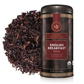 English Breakfast Heritage Loose Leaf Tea Canister
