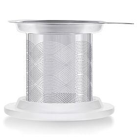 Stainless Steel Infuser with Porcelain Lid