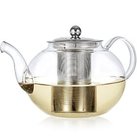 Florence Glass Teapot With Removable Infuser 