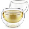 CLASSICA® DOUBLE WALL GLASS TEA CUPS 5 OZ / 150 ML (SET OF 2)