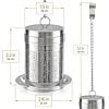 Blossoms Stainless Steel Loose Tea Infuser - Small