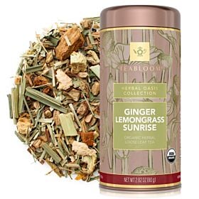 Ginger Lemongrass Sunrise Organic Loose Leaf Tea Canister