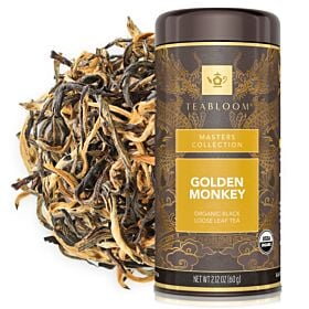 Golden Monkey Organic Loose Leaf Tea Canister