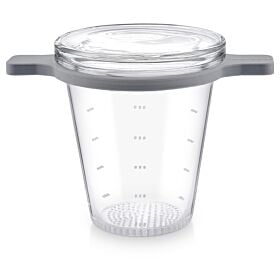 Purity Loose-Leaf Tea Glass Infuser With Versatile Lid