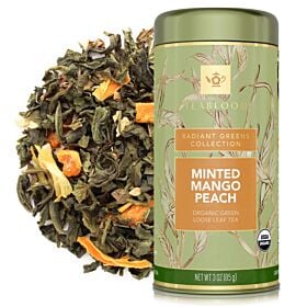 Minted Mango Peach Organic Loose Leaf Tea Canister