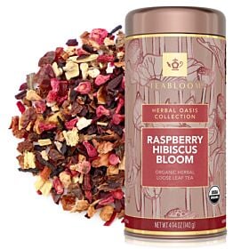 Raspberry Hibiscus Bloom Organic Loose Leaf Tea Canister