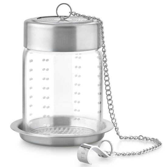 Puresteep Loose-Leaf Tea Infuser With Drip Tray