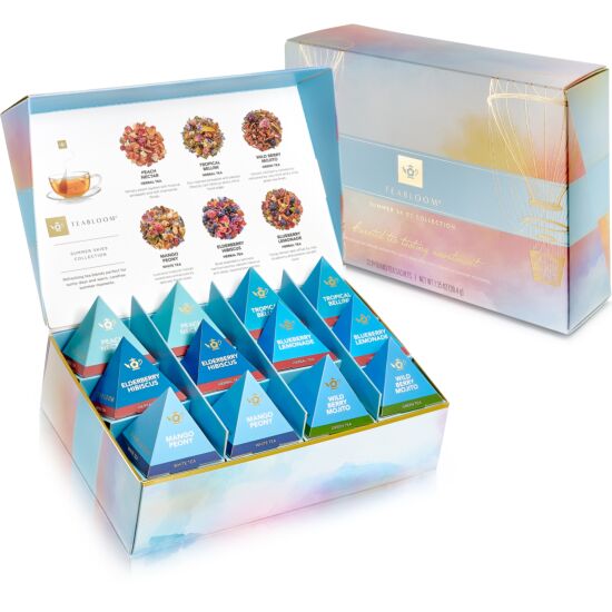 Summer Skies Gourmet Pyramid Teas Presentation Box