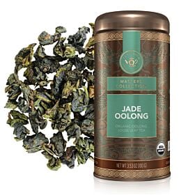 Jade Oolong Loose Leaf Tea Canister