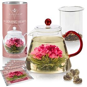 Amore Teapot with Flowering Tea