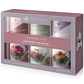 Flowering Tea Sampler includes 36 blooming tea flowers