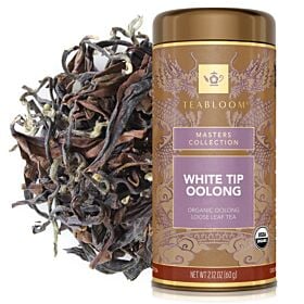 White Tip Oolong Organic Loose Leaf Tea Canister