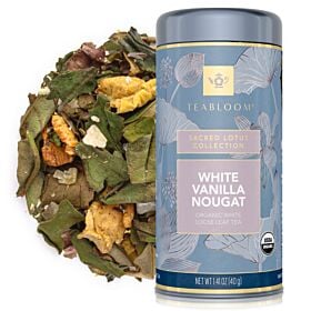 White Vanilla Nougat Loose Leaf Tea Canister