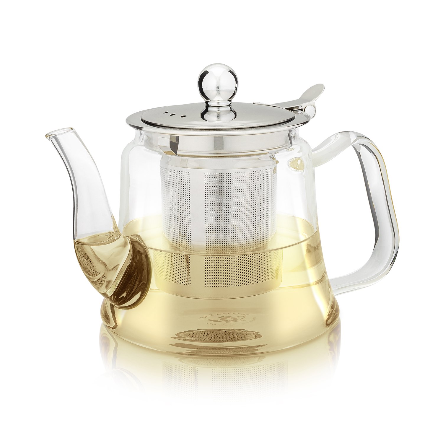 thumbnail 6  - Teabloom Siena Glass Teapot With Removable Infuser