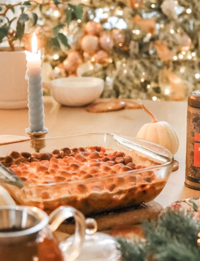 Spiced Chai Yam Caserole